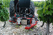 Tonte rang complet + inter-rang viticulture